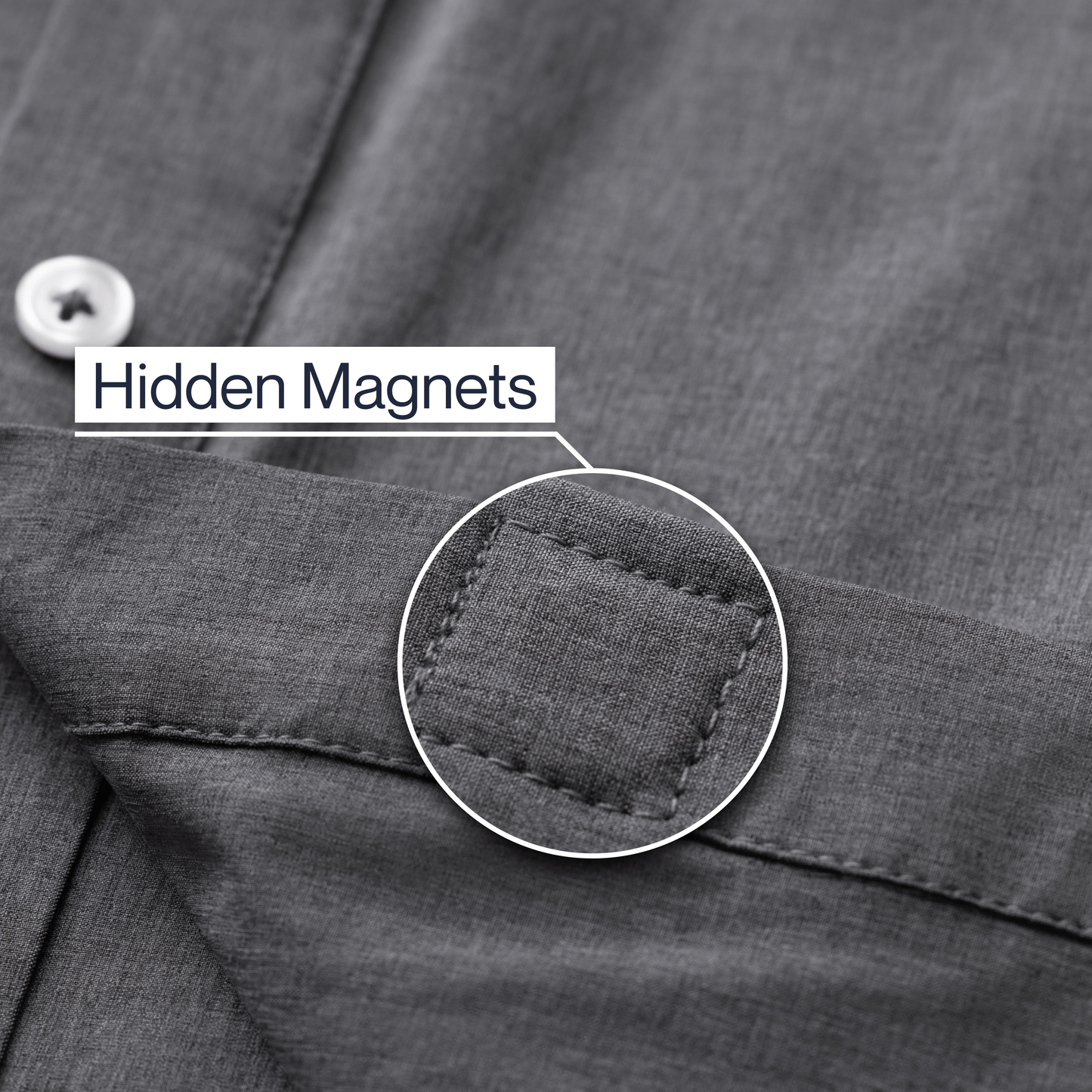 Magnetic Button-Down for Men | Relaxed-Fit
