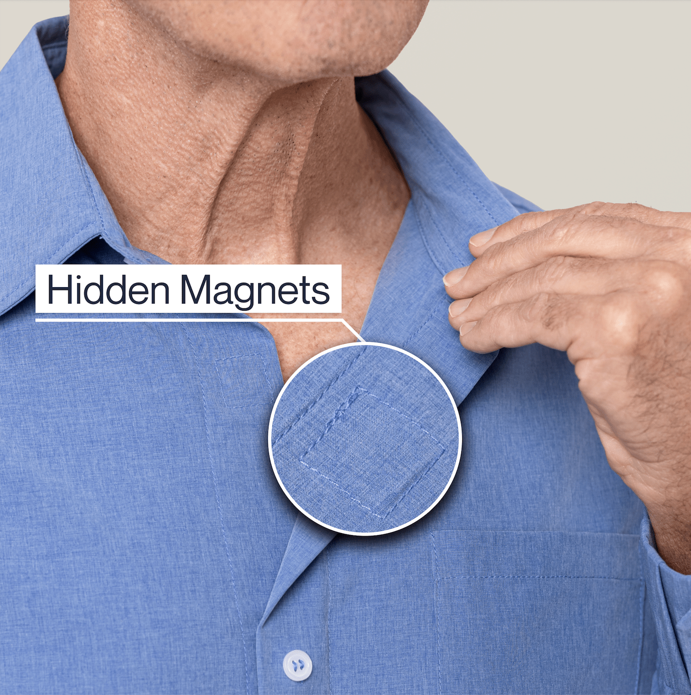 Magnetic Button-Down for Men | Relaxed-Fit