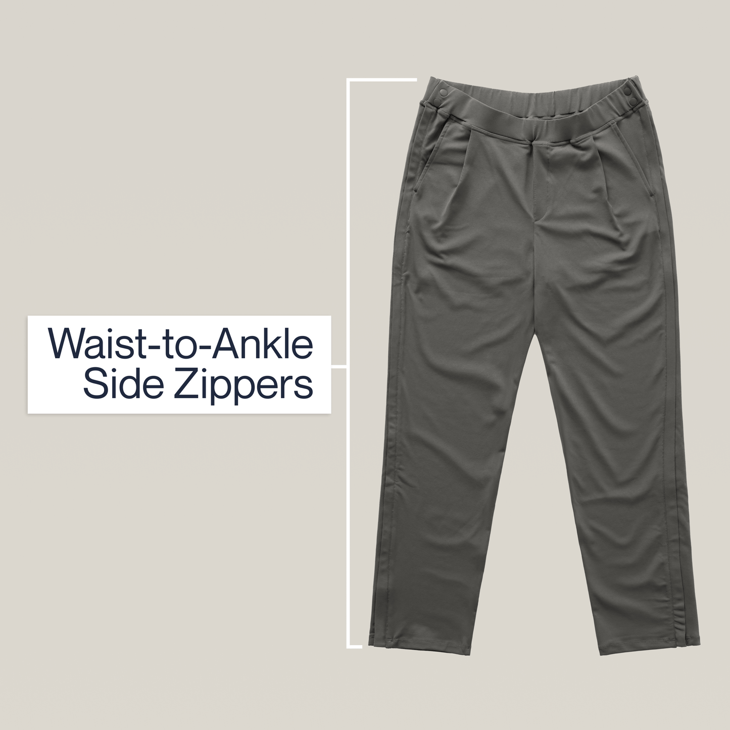 Everyday Side-Zip Pants for Men