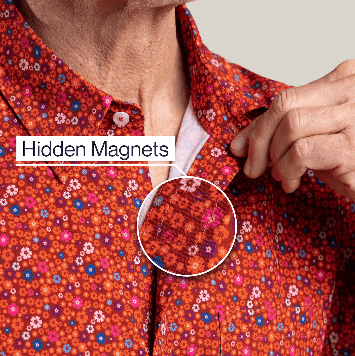 Magnetic Button-Down for Men | Relaxed-Fit