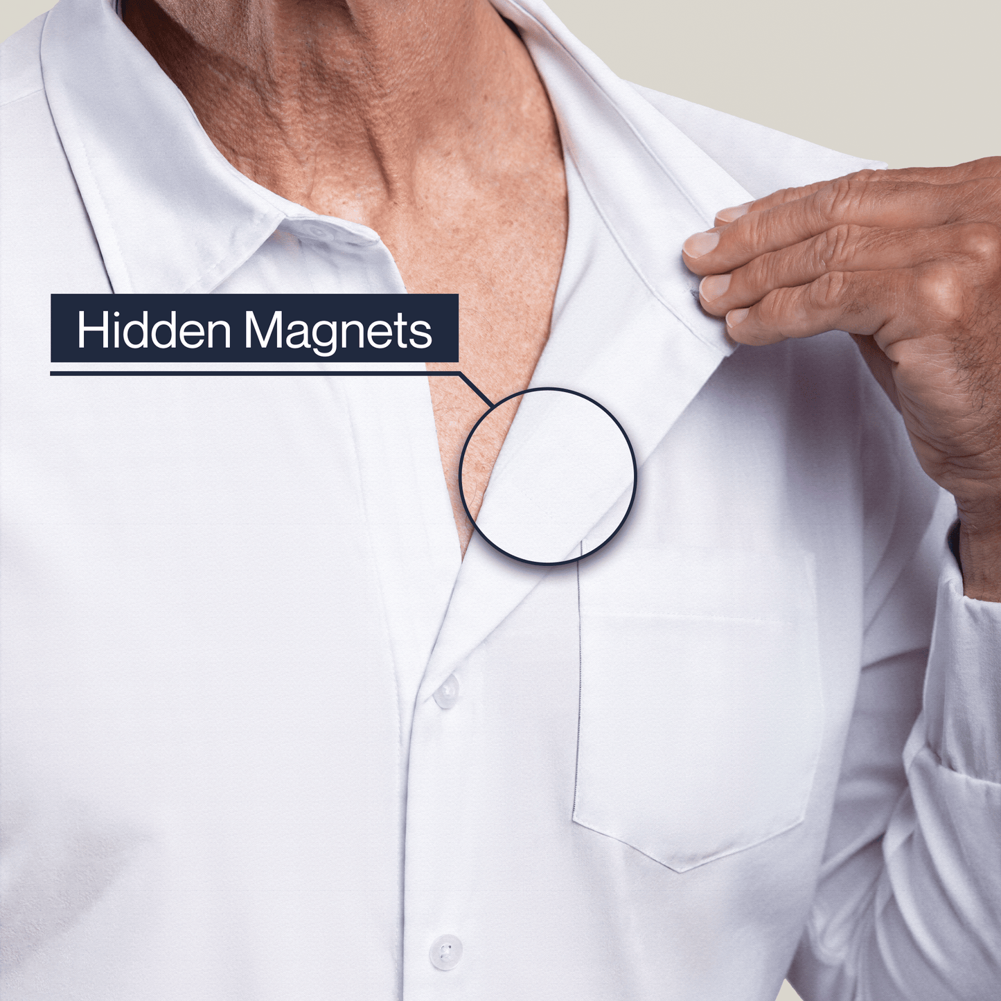 Magnetic Button-Down for Men | Relaxed-Fit