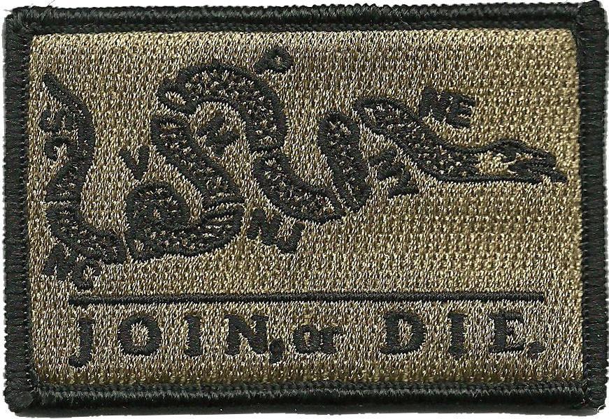 2" x 3" Tactical Join Or Die Patch