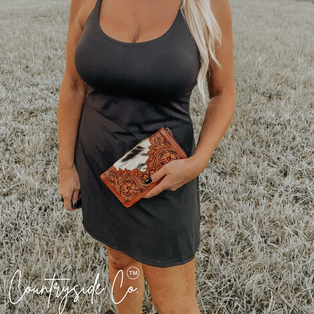 Juliet Tooled Leather Cowhide Wallet