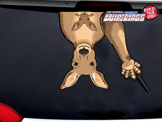 Kangaroo with Baby Waving WiperTags