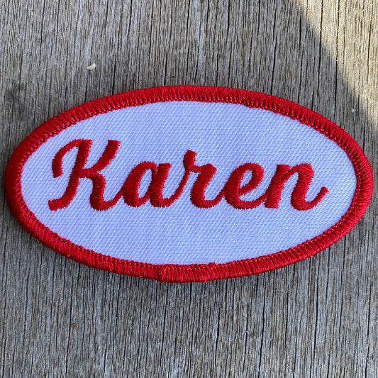 "Karen" morale patch - 1 1/2" x 3"