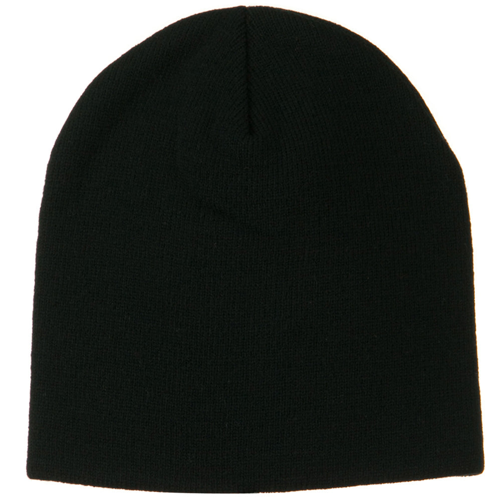 8 Inch Knitted Short Beanie