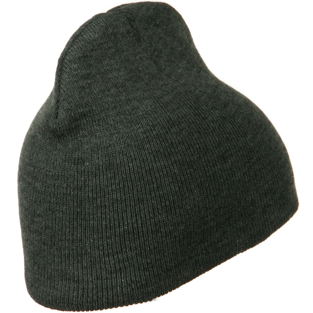 8 Inch Knitted Short Beanie