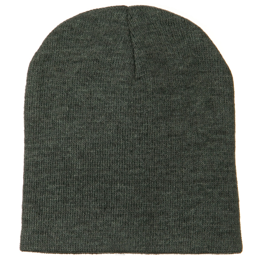 8 Inch Knitted Short Beanie
