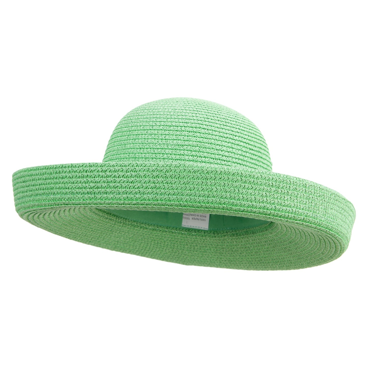 Sewn Braid Kettle Brim Ribbon Hat