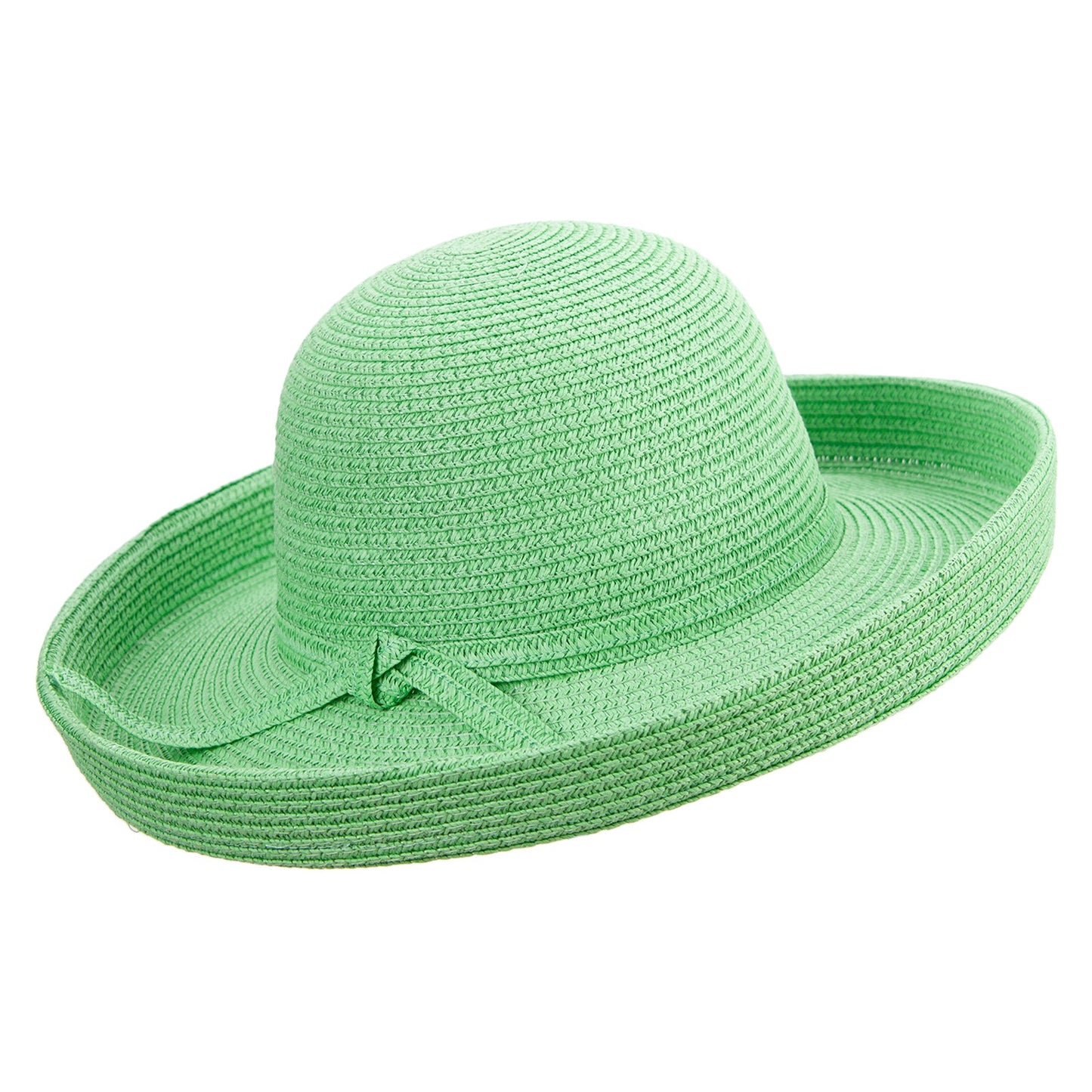 Sewn Braid Kettle Brim Ribbon Hat