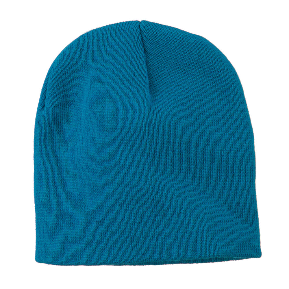 8 Inch Knitted Short Beanie