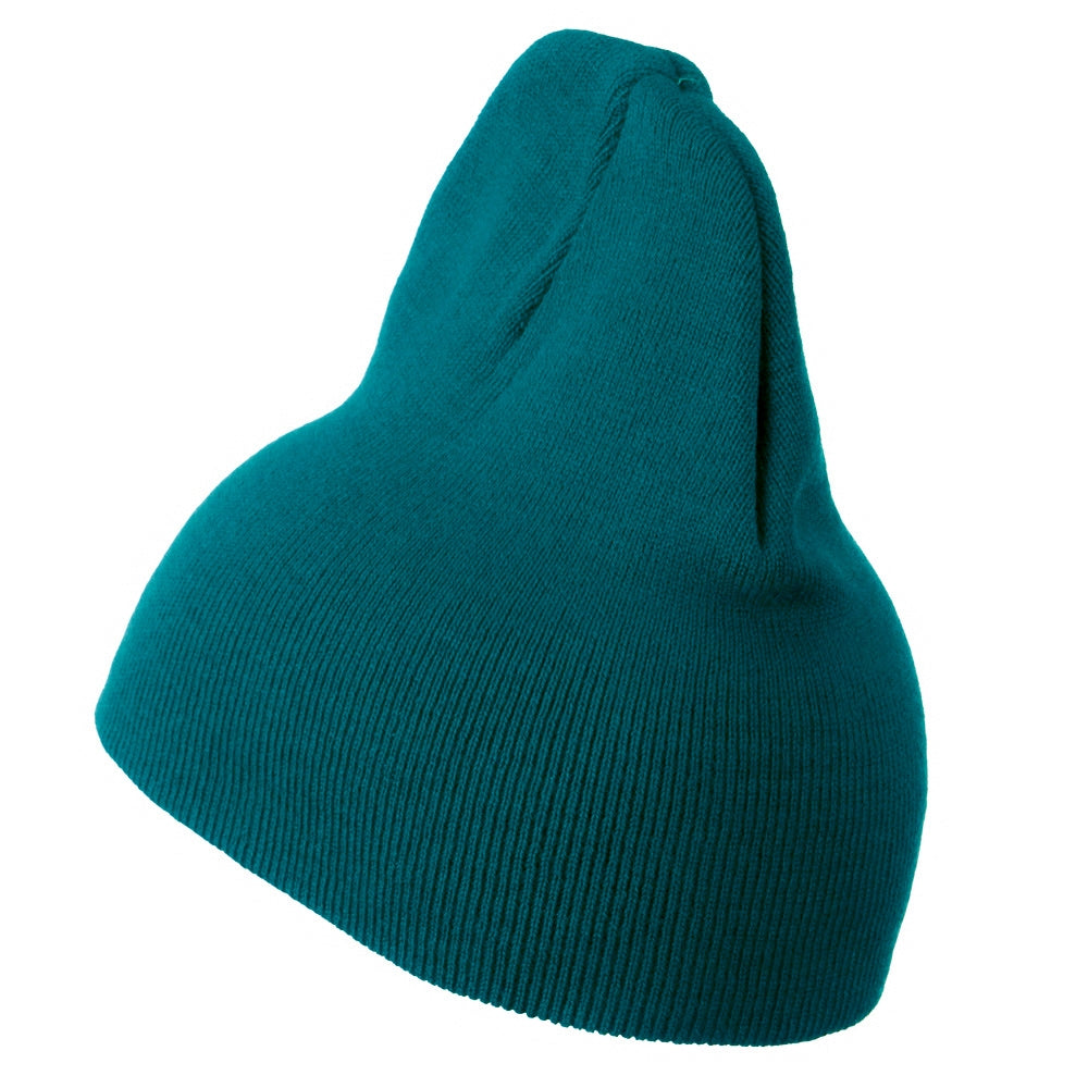 8 Inch Knitted Short Beanie