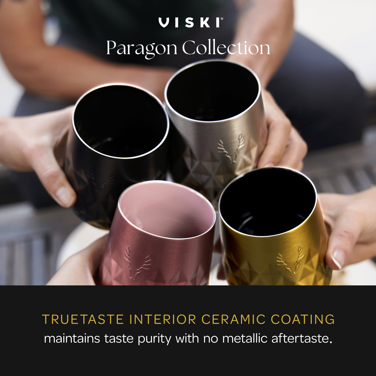 Paragon Stainless Steel Wine Tumbler in Platinum