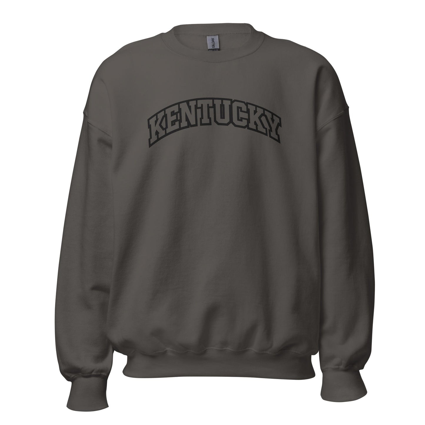 Kentucky Arched Sweatshirt | Thick Outline Block Letter Design | Basic