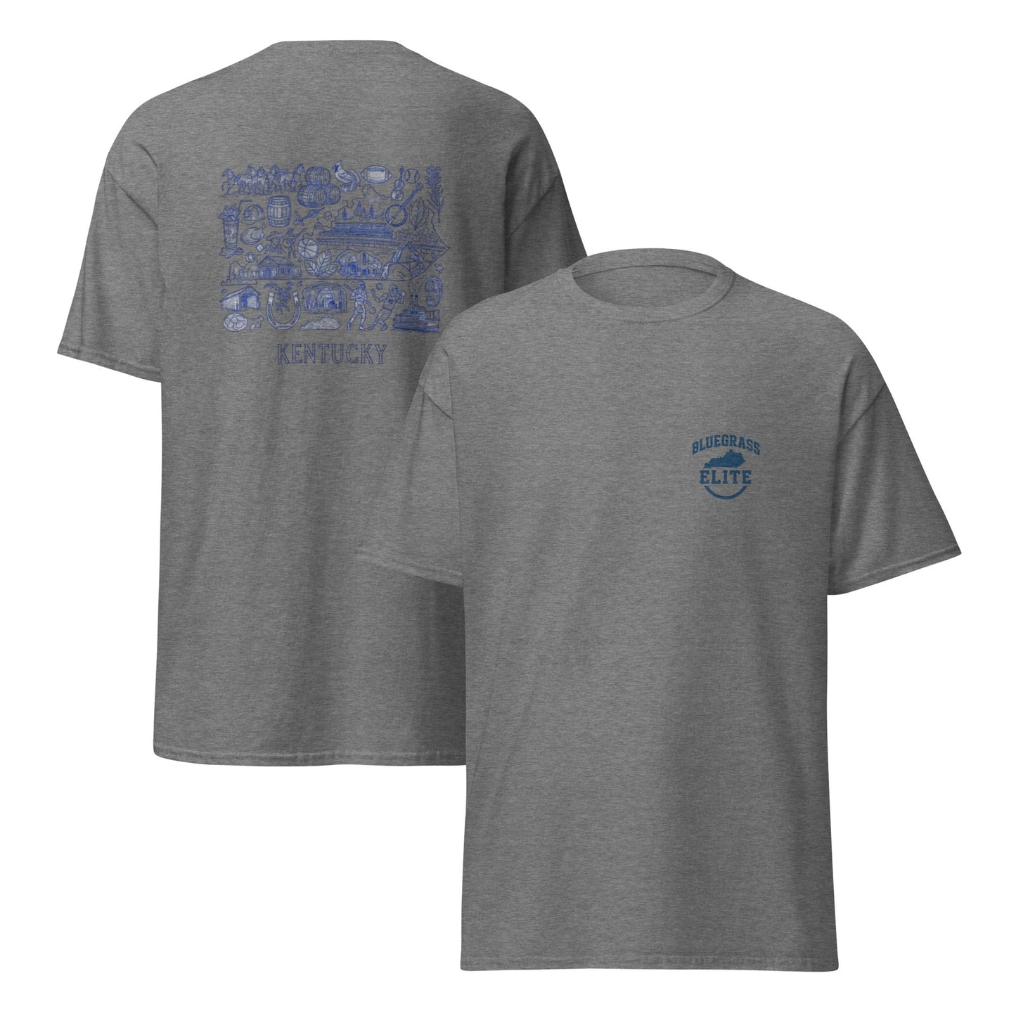 Kentucky Blue ink Back classic tee