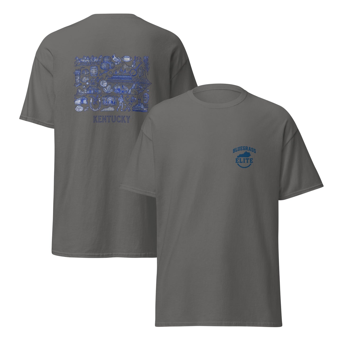 Kentucky Blue ink Back classic tee