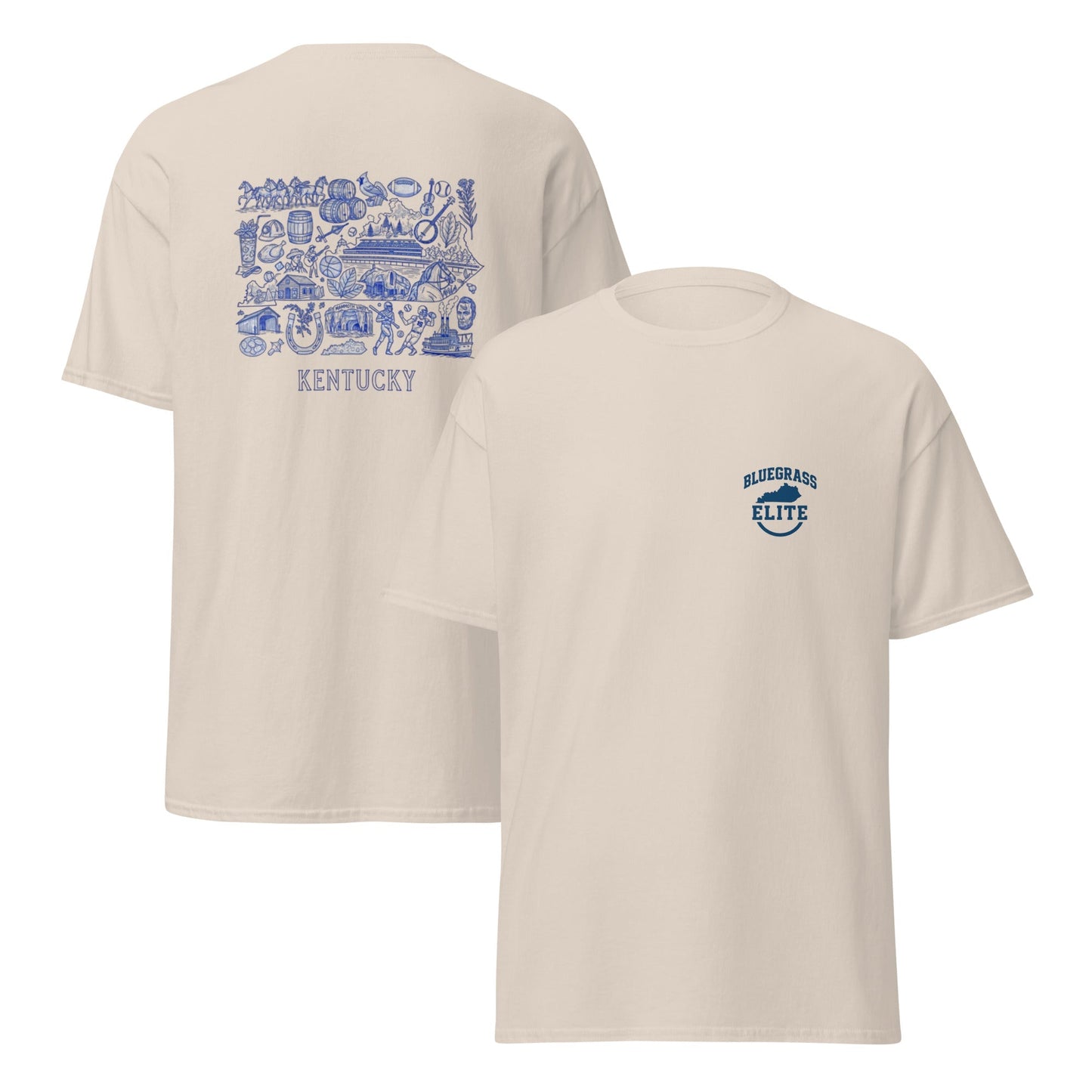 Kentucky Blue ink Back classic tee