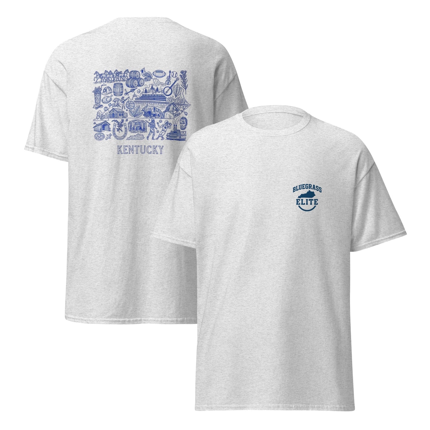 Kentucky Blue ink Back classic tee