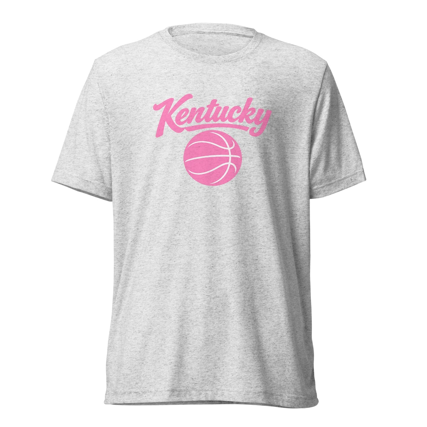 Kentucky Script Basketball T-Shirt | Pink Design | Elite Tri-Blend
