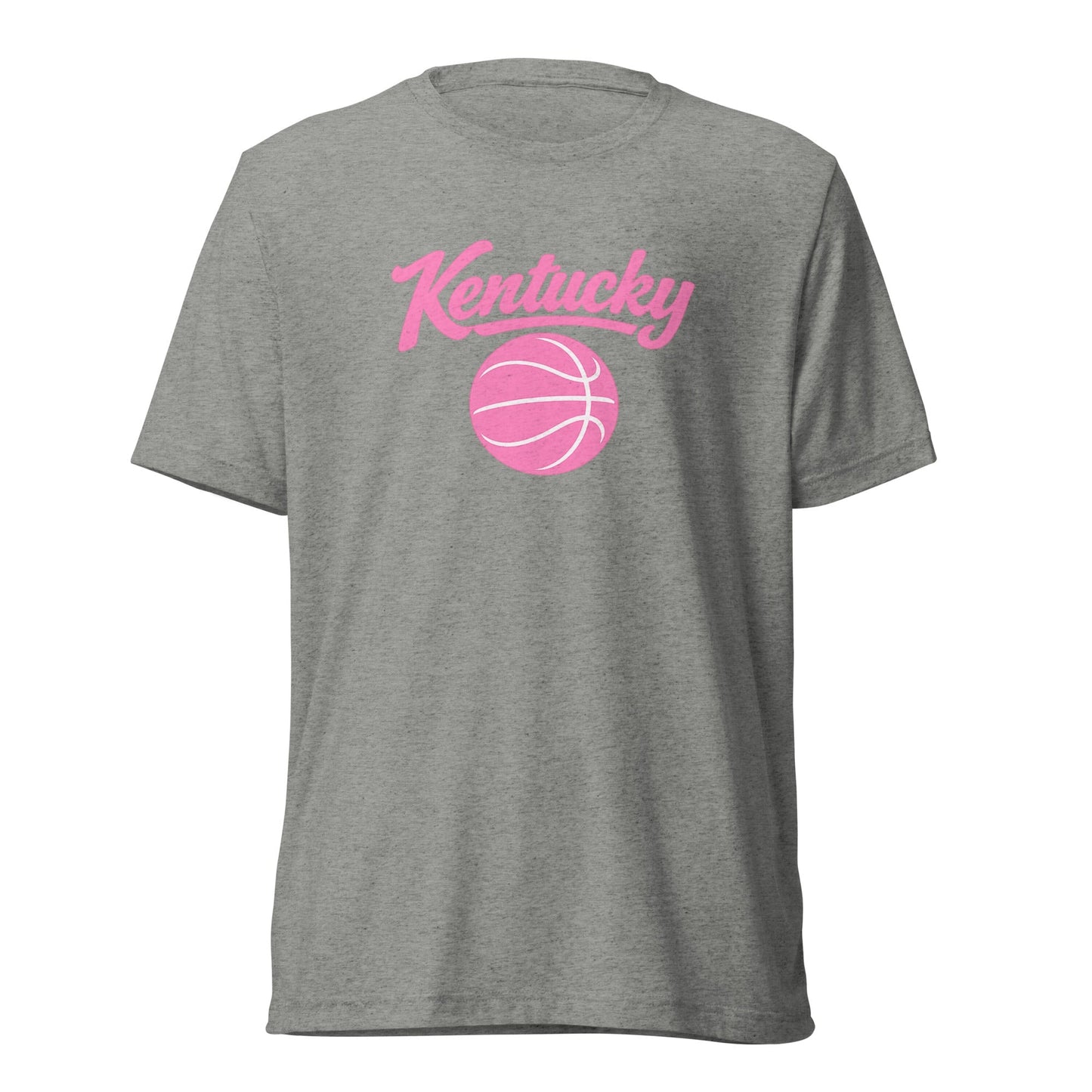 Kentucky Script Basketball T-Shirt | Pink Design | Elite Tri-Blend