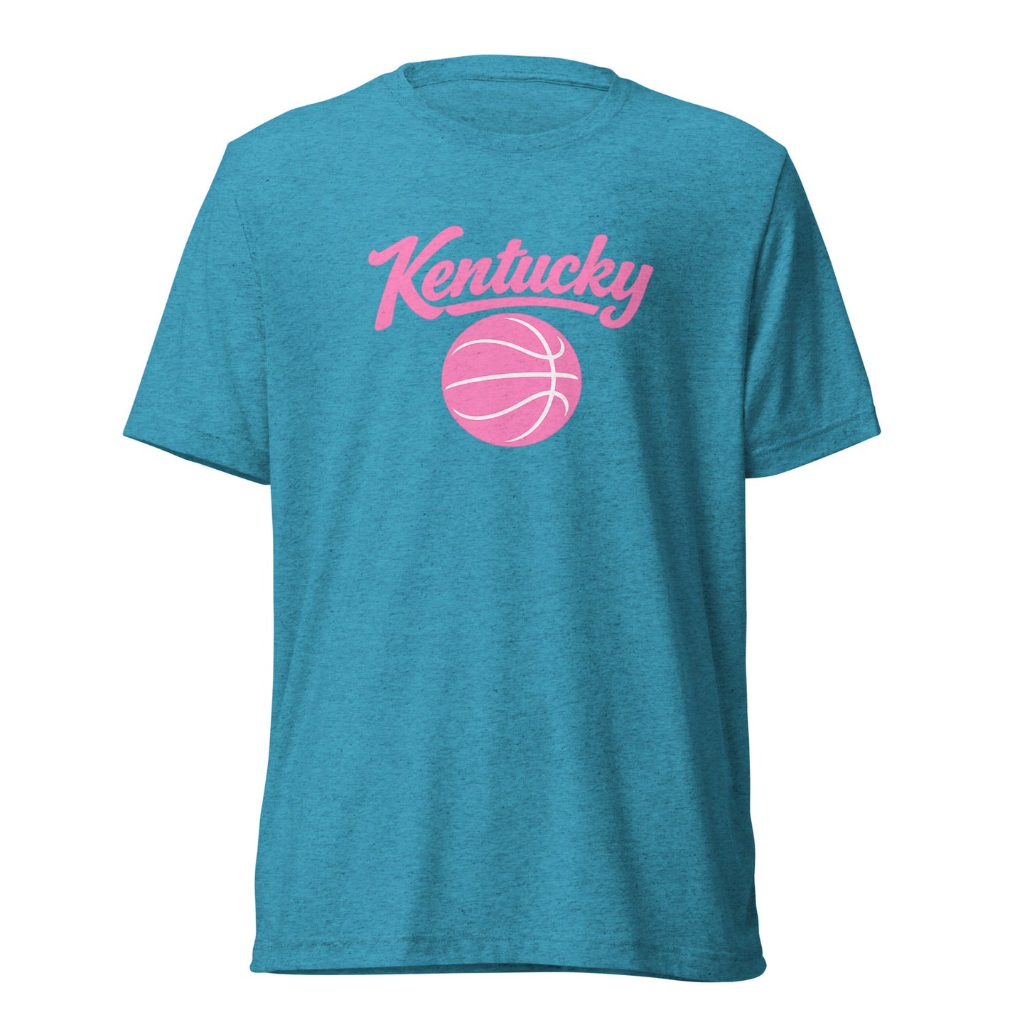 Kentucky Script Basketball T-Shirt | Pink Design | Elite Tri-Blend