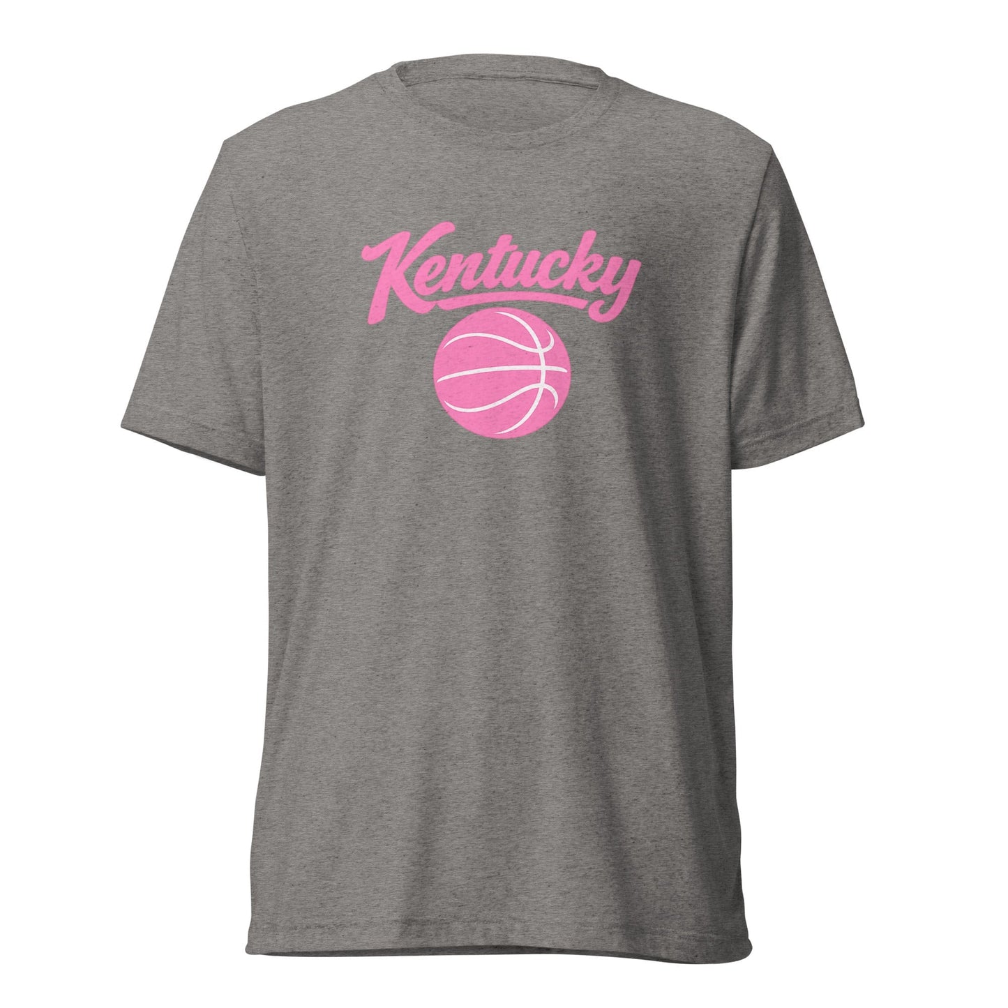 Kentucky Script Basketball T-Shirt | Pink Design | Elite Tri-Blend