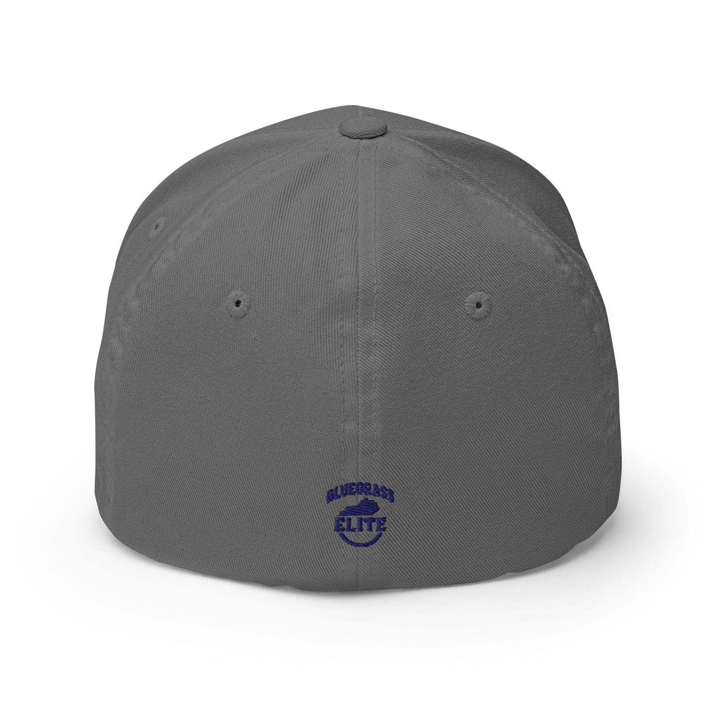 Kentucky Script Hat | Vintage Stretch-Fit Cap | Gray Twill