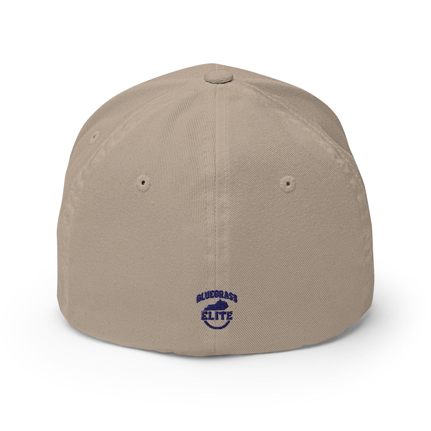 Kentucky Script Hat | Vintage Stretch-Fit Cap | Gray Twill