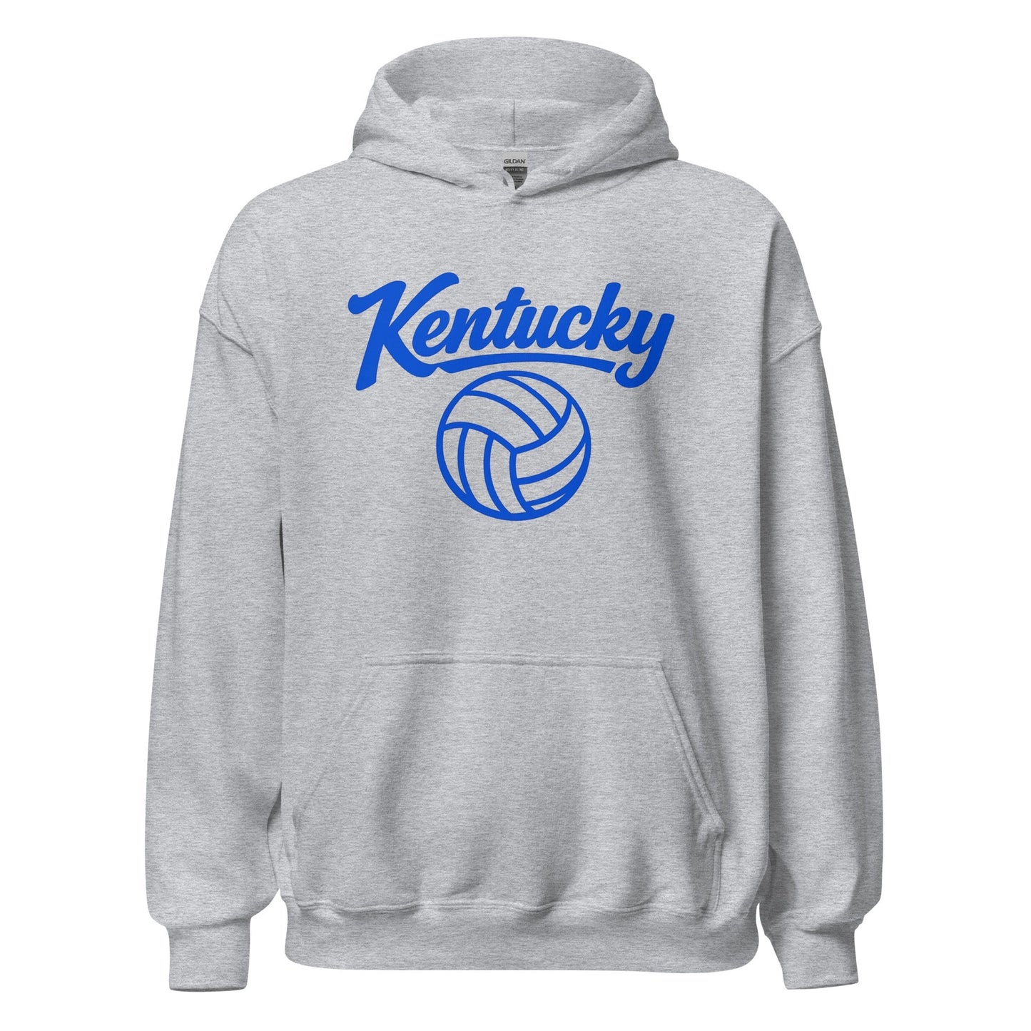 Kentucky Script Volleyball Hoodie | Script & Ball Design | Classic Pullover