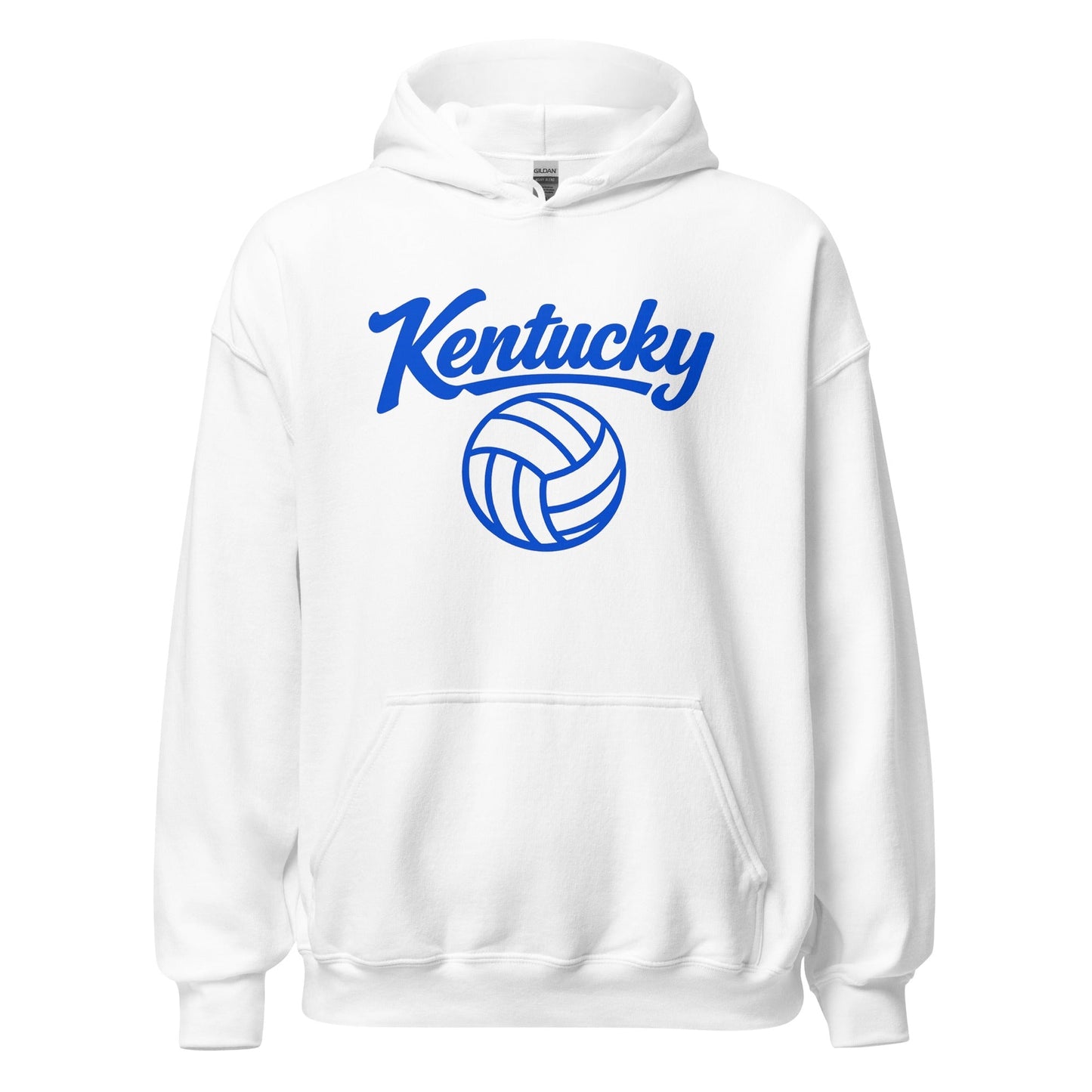 Kentucky Script Volleyball Hoodie | Script & Ball Design | Classic Pullover