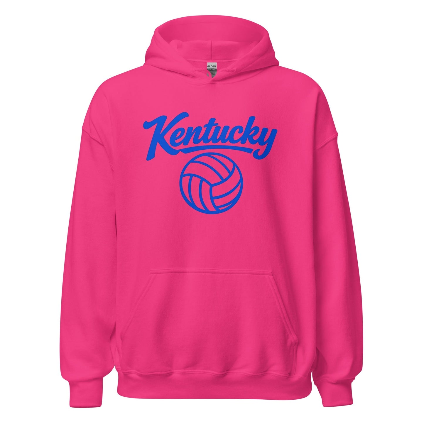 Kentucky Script Volleyball Hoodie | Script & Ball Design | Classic Pullover