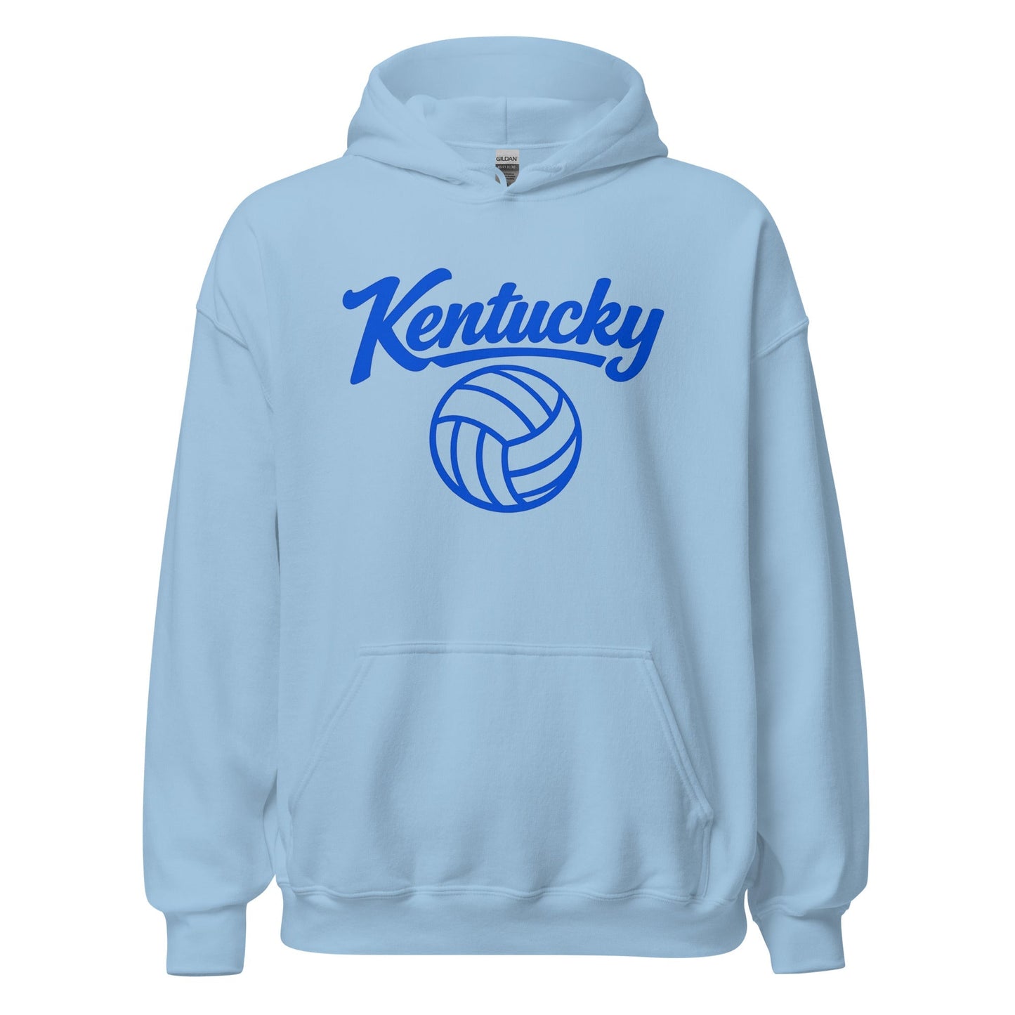 Kentucky Script Volleyball Hoodie | Script & Ball Design | Classic Pullover