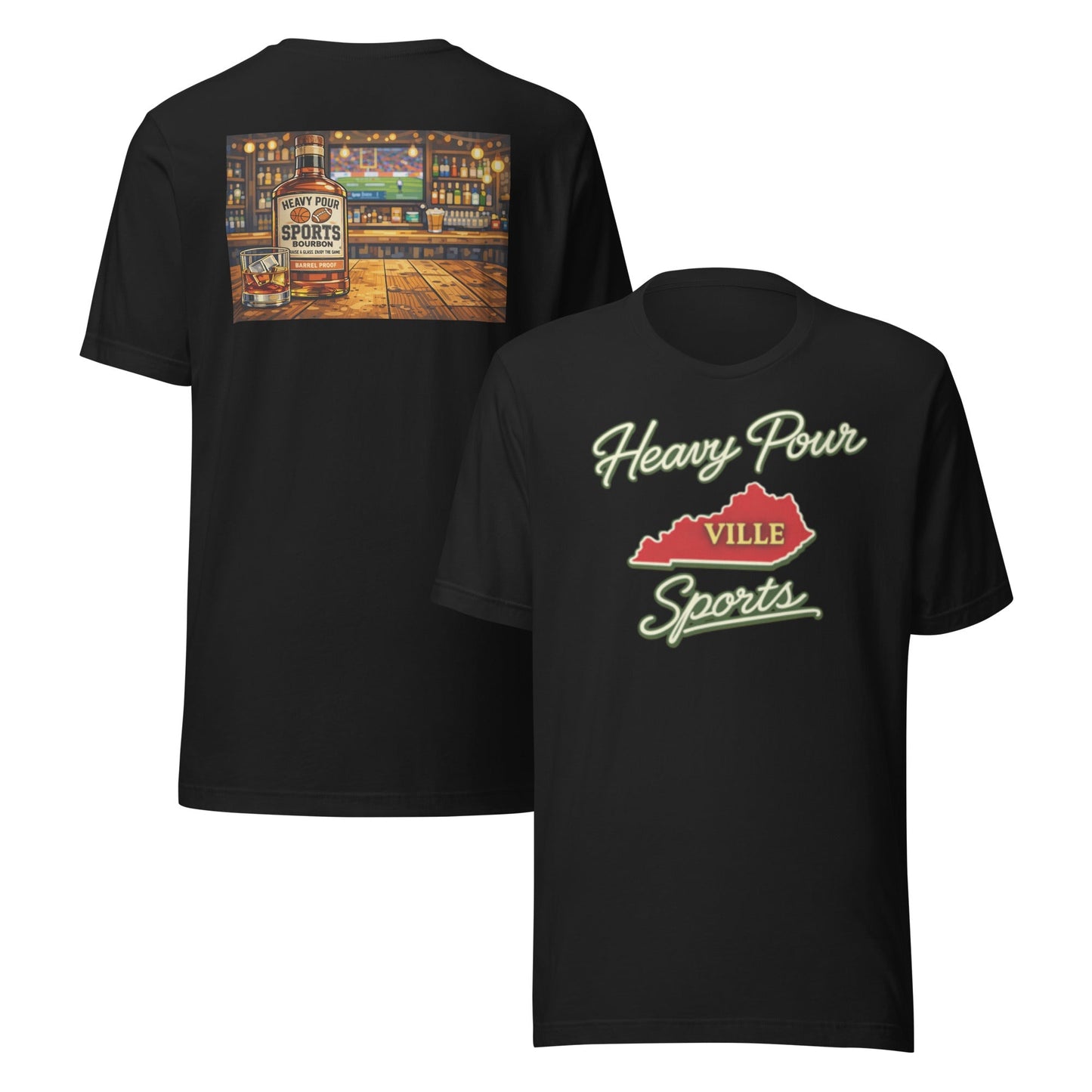 Kentucky Sports T-Shirt | Heavy Pour Ville Design | Classic Cotton