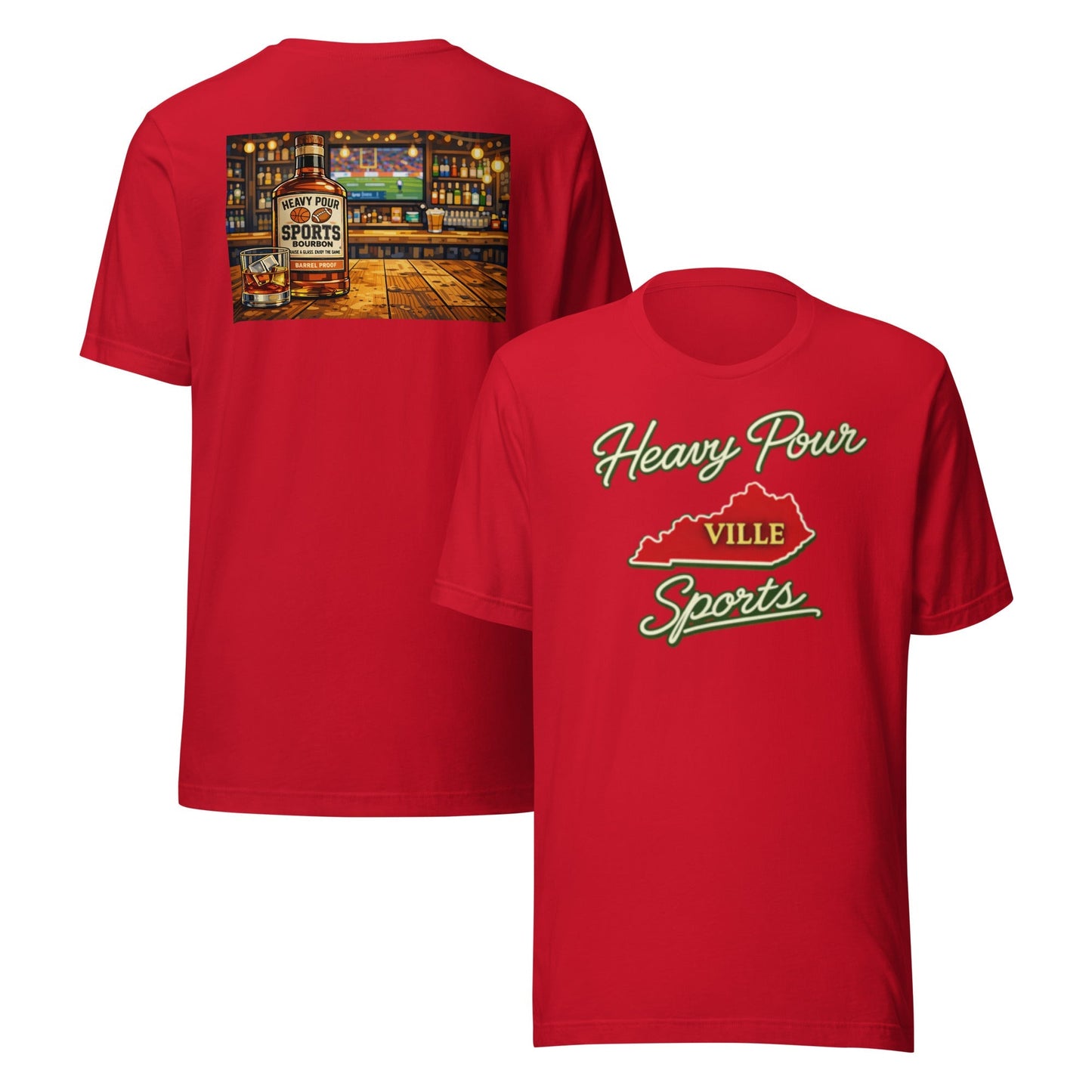 Kentucky Sports T-Shirt | Heavy Pour Ville Design | Classic Cotton
