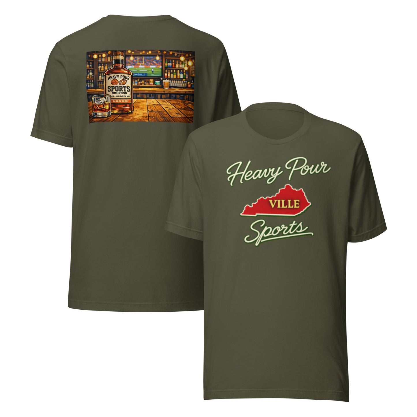 Kentucky Sports T-Shirt | Heavy Pour Ville Design | Classic Cotton