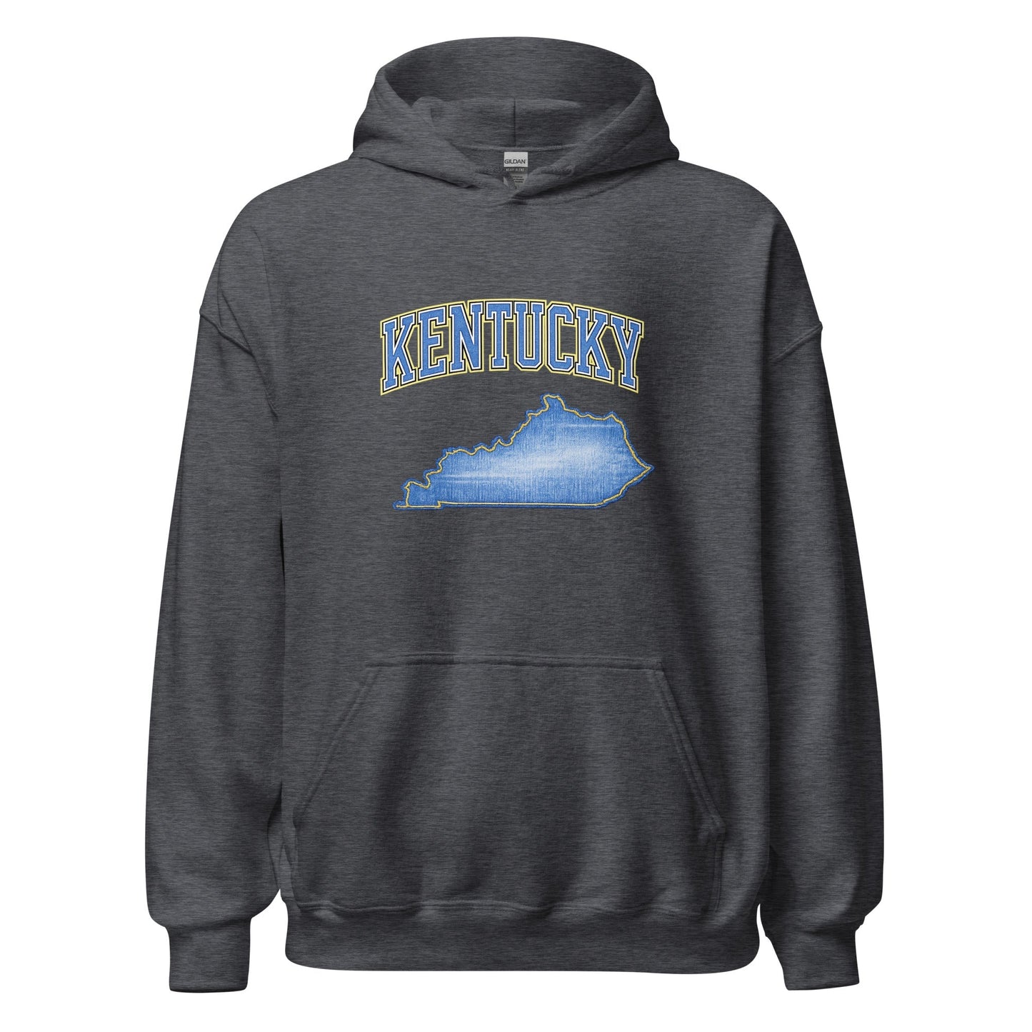 Kentucky State Hoodie | Denim Textured Design | Unisex Cotton Blend