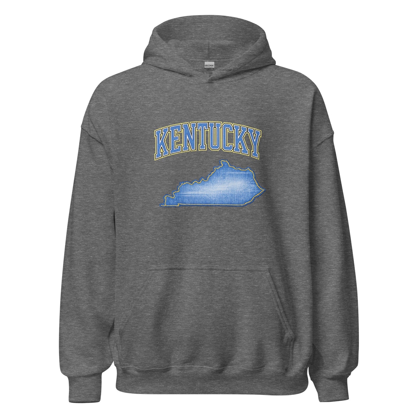 Kentucky State Hoodie | Denim Textured Design | Unisex Cotton Blend