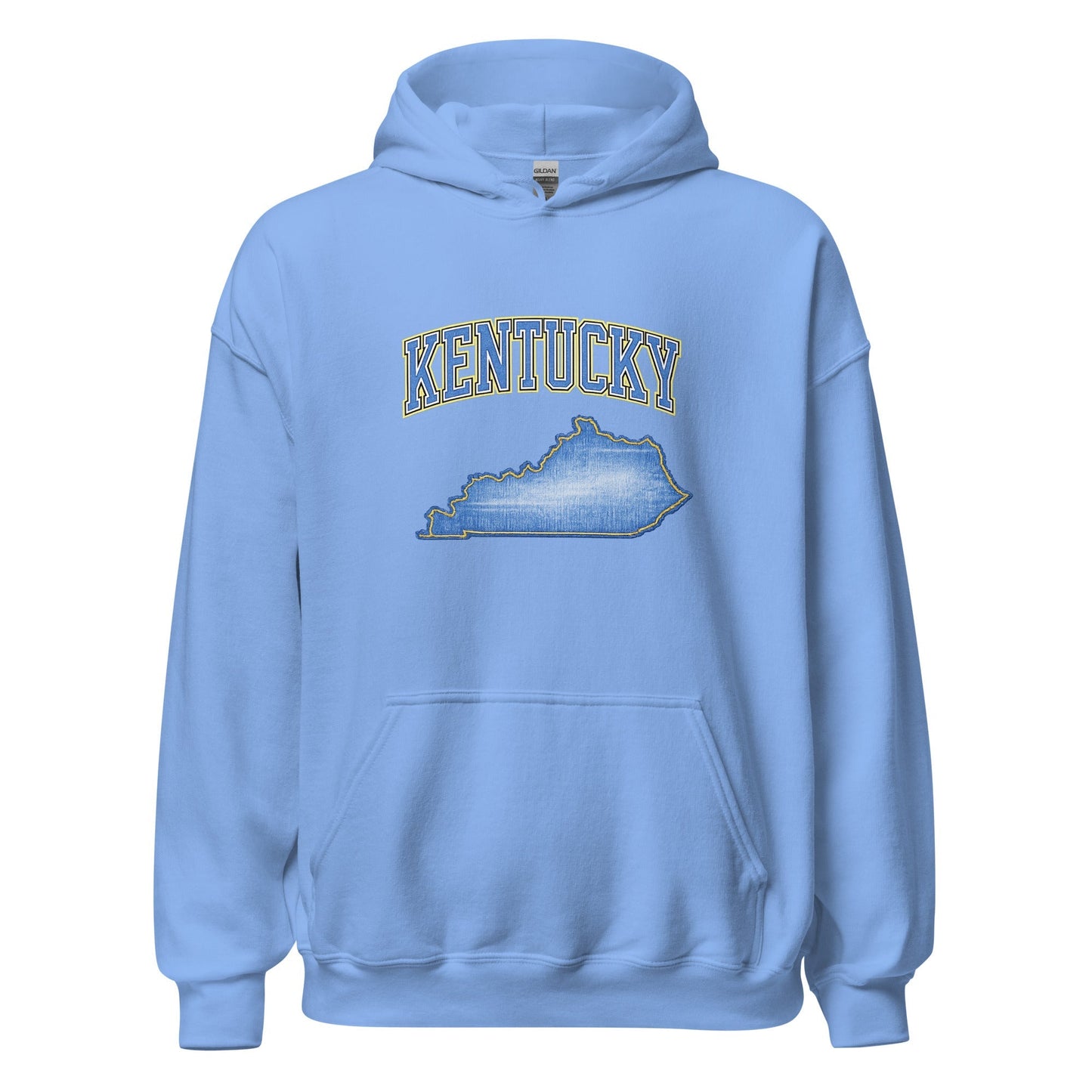 Kentucky State Hoodie | Denim Textured Design | Unisex Cotton Blend