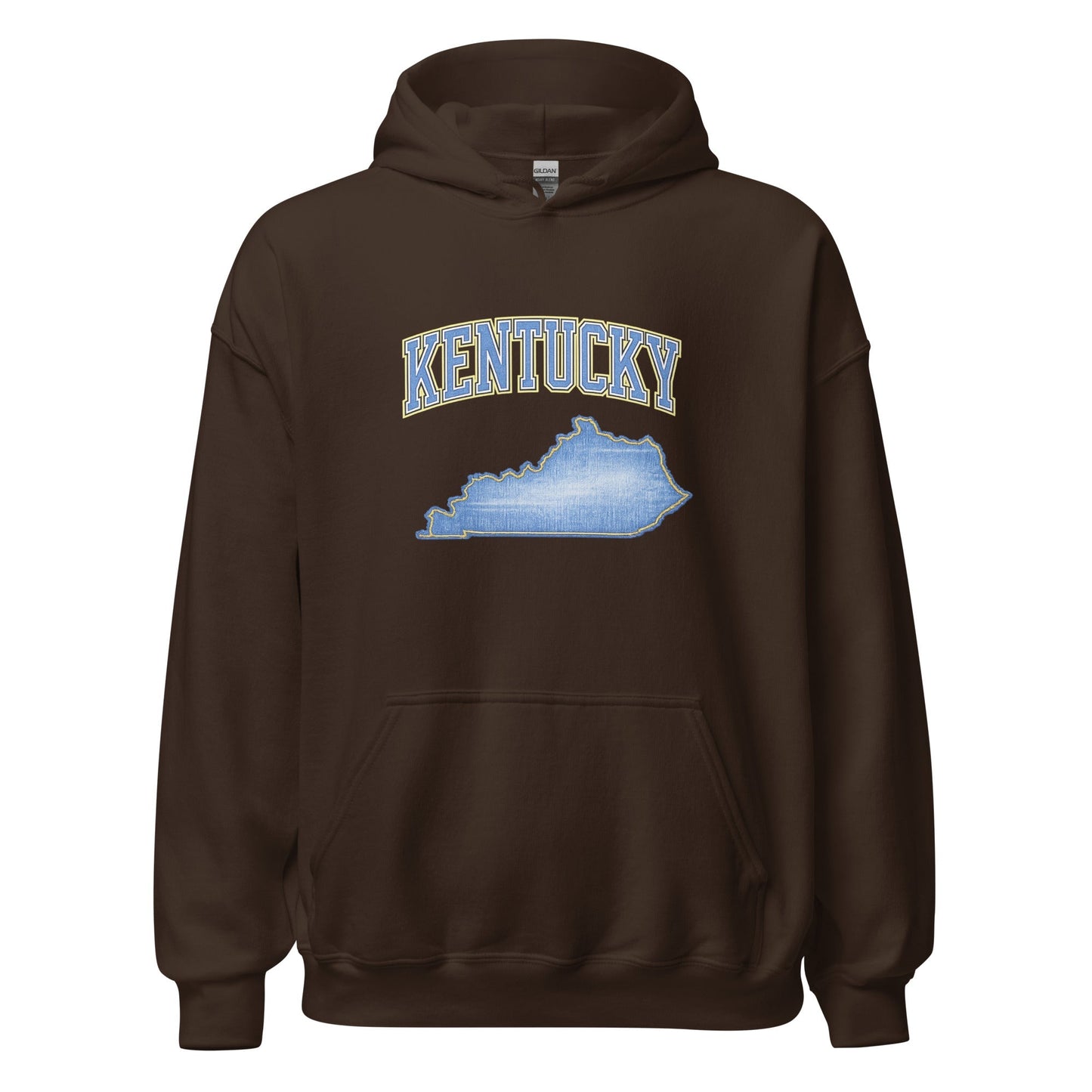 Kentucky State Hoodie | Denim Textured Design | Unisex Cotton Blend