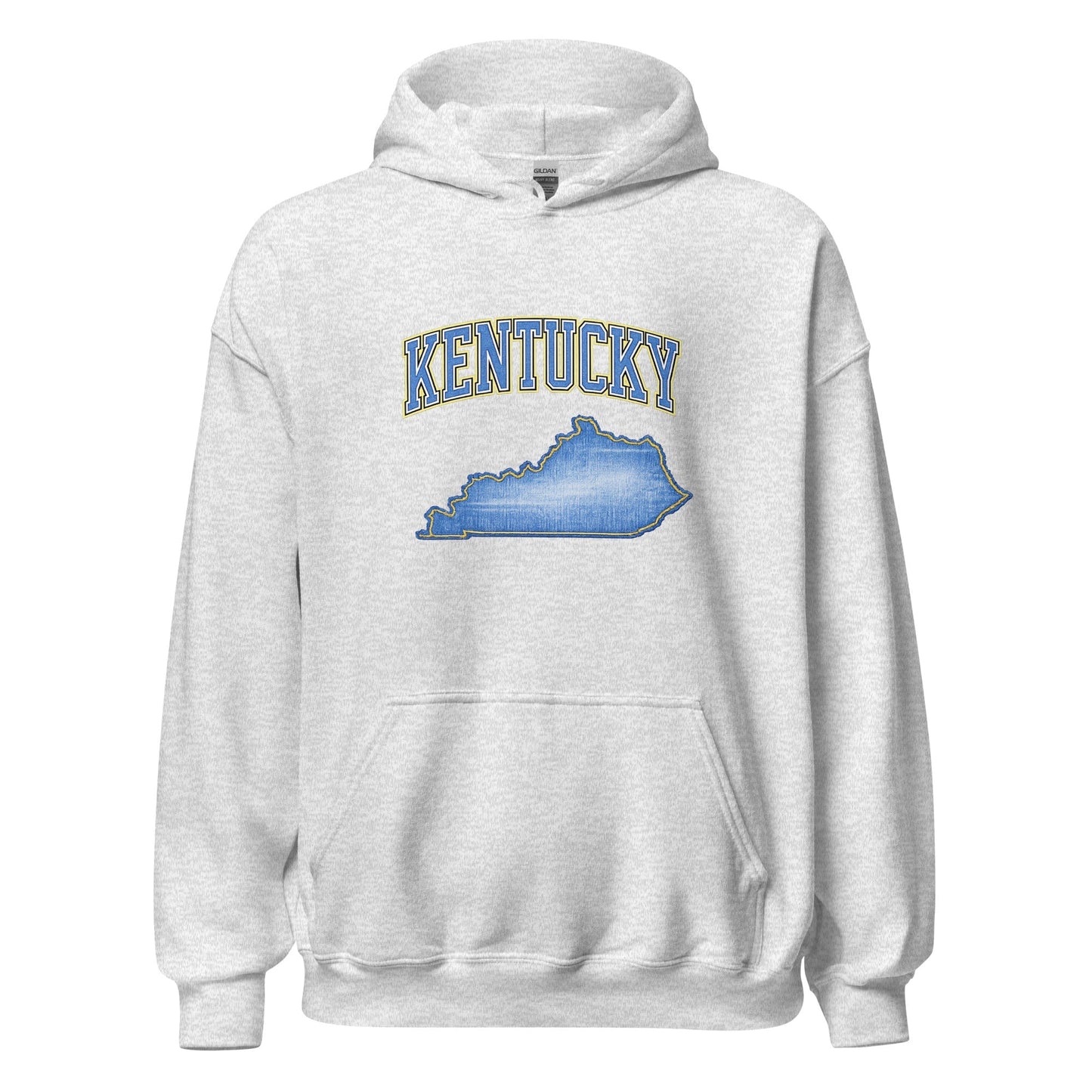 Kentucky State Hoodie | Denim Textured Design | Unisex Cotton Blend