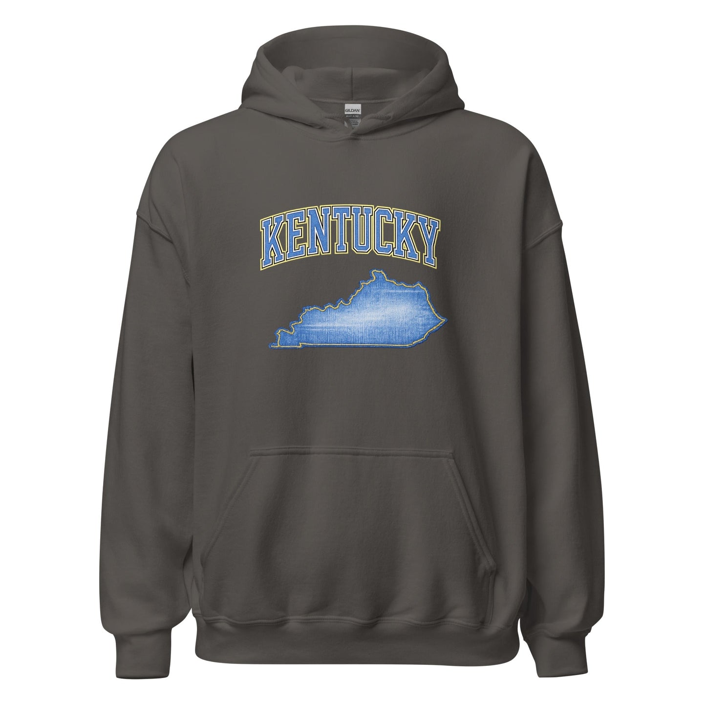 Kentucky State Hoodie | Denim Textured Design | Unisex Cotton Blend