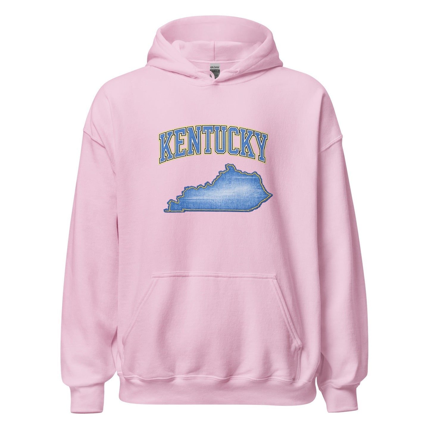 Kentucky State Hoodie | Denim Textured Design | Unisex Cotton Blend