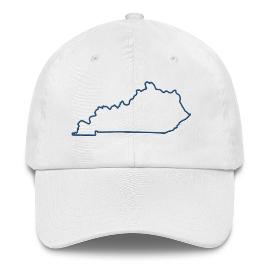 Kentucky State Outline Dad Hat | Minimalist Embroidered Cap | Low-Profile Fit