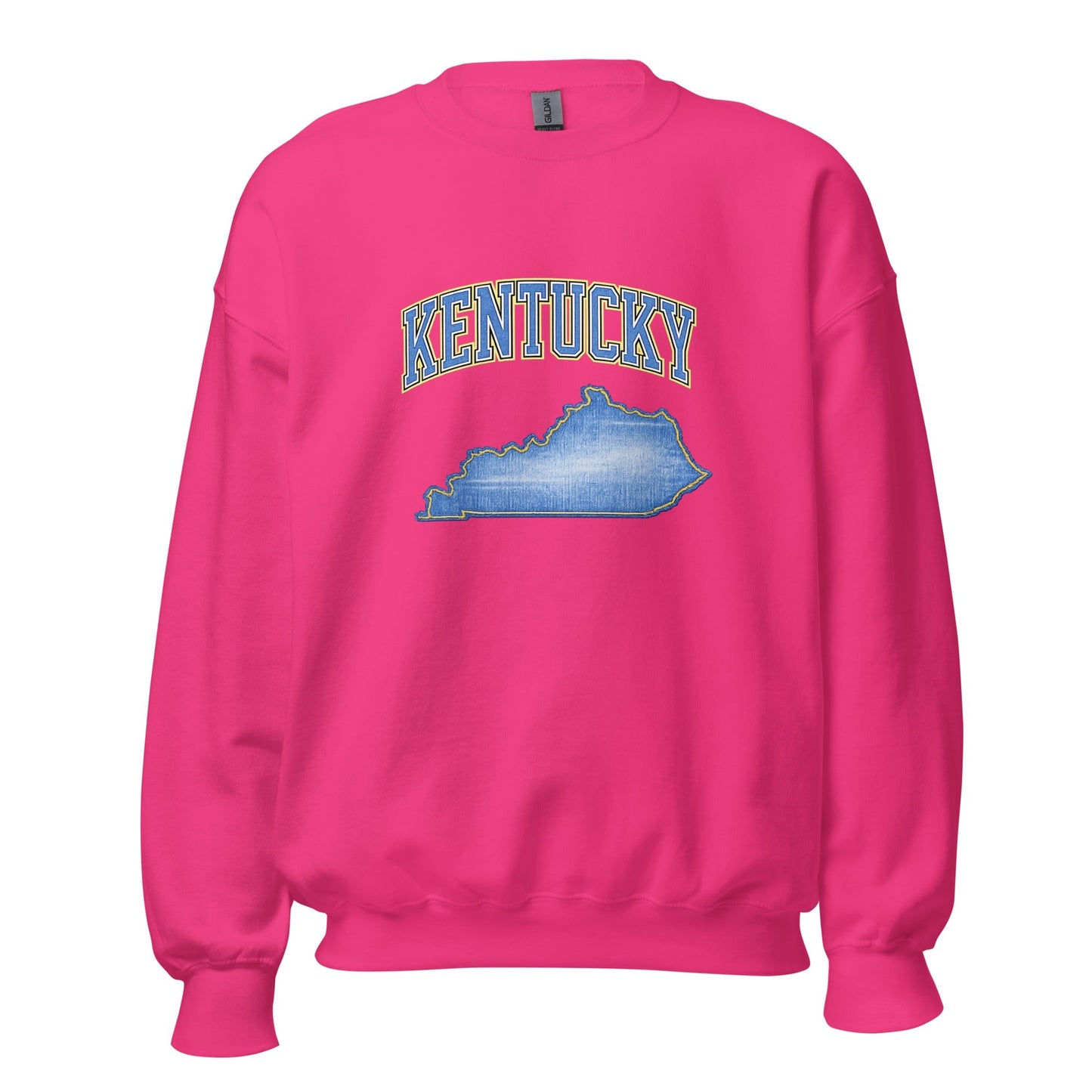 Kentucky State Sweatshirt | Denim Textured Design | Unisex Cotton Blend