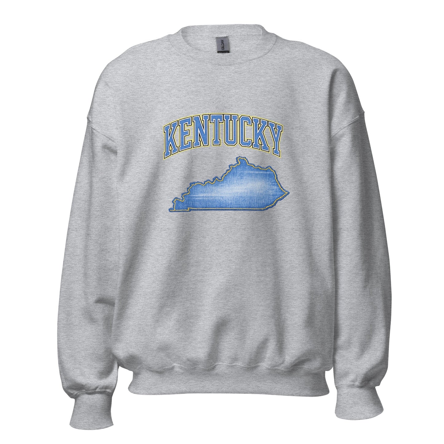 Kentucky State Sweatshirt | Denim Textured Design | Unisex Cotton Blend