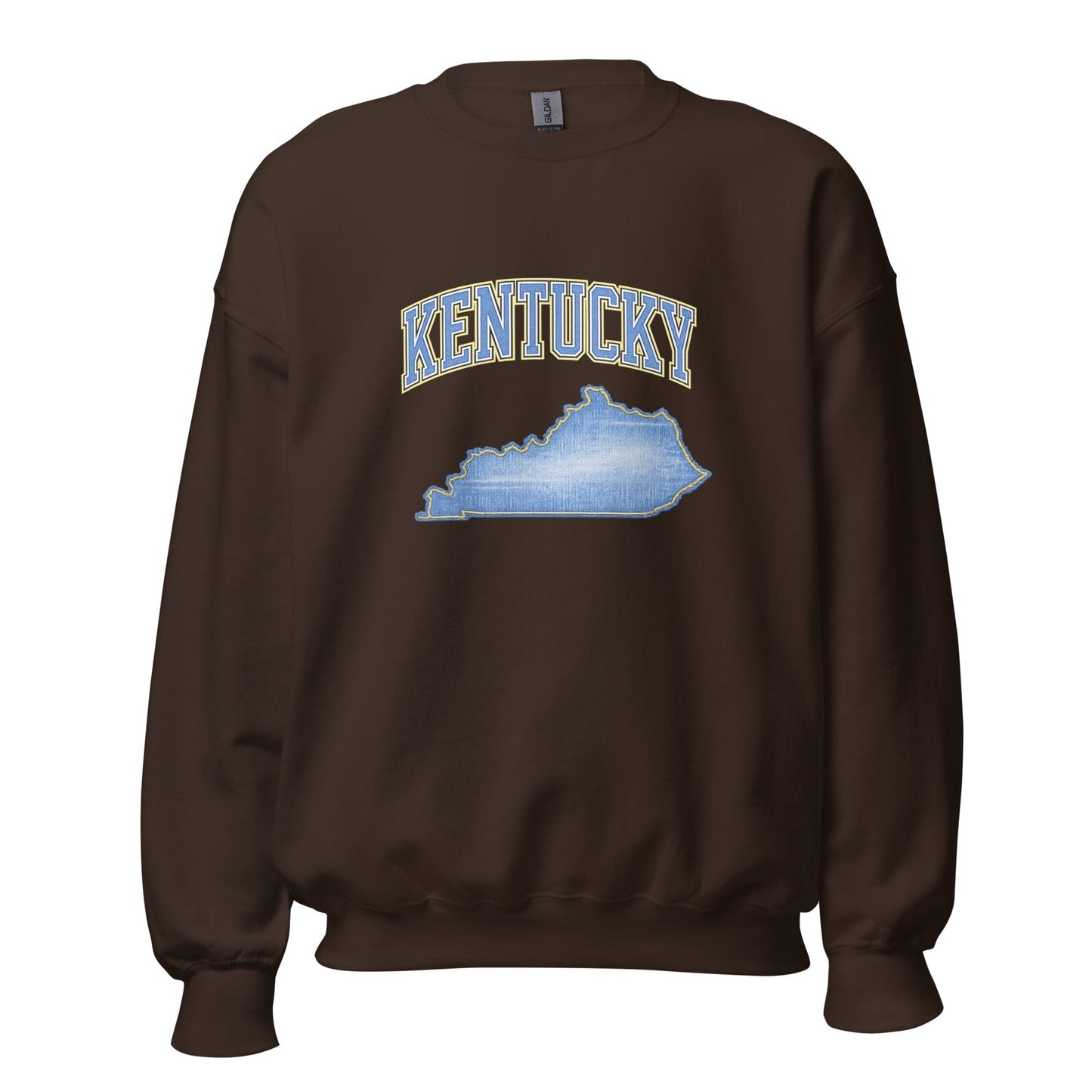 Kentucky State Sweatshirt | Denim Textured Design | Unisex Cotton Blend