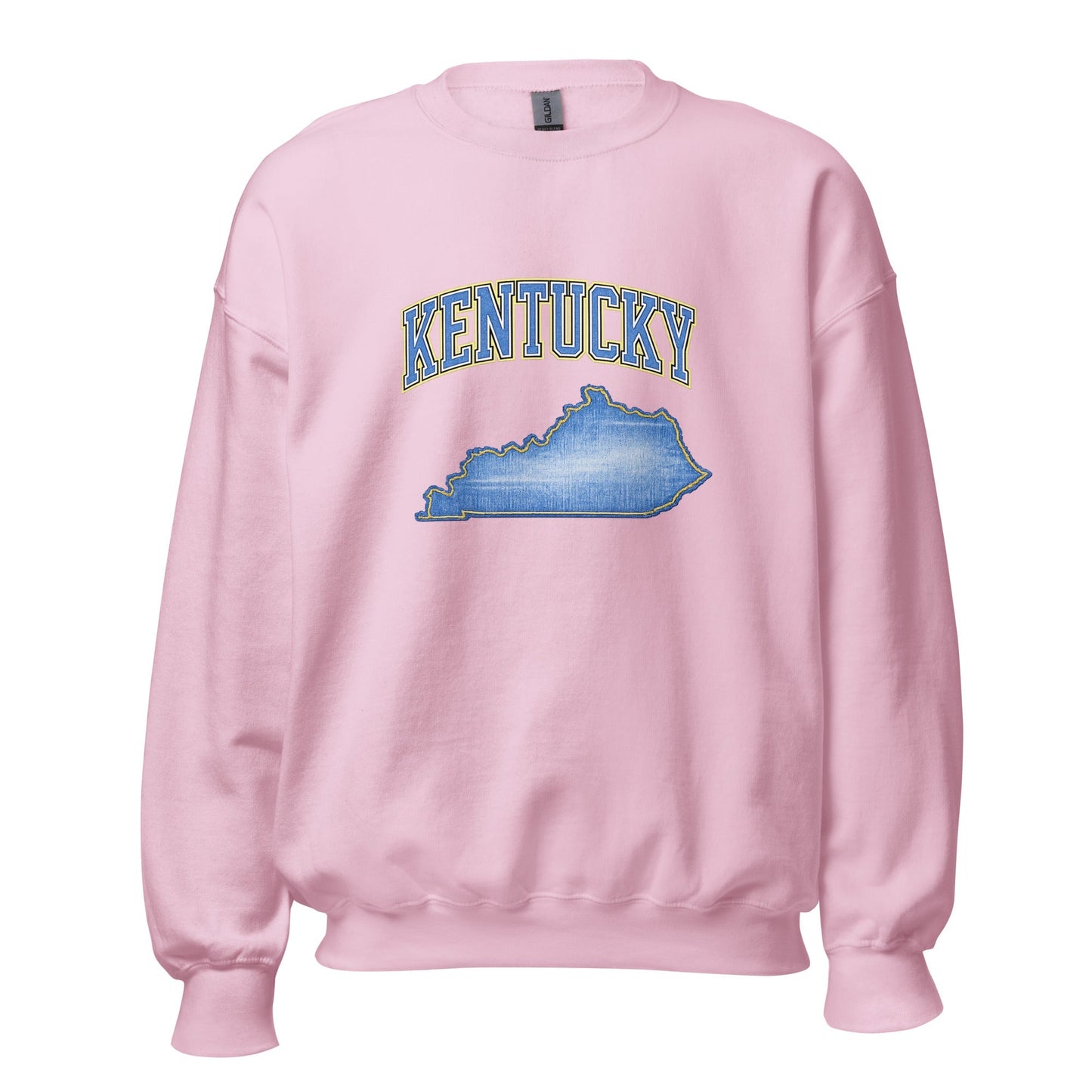 Kentucky State Sweatshirt | Denim Textured Design | Unisex Cotton Blend