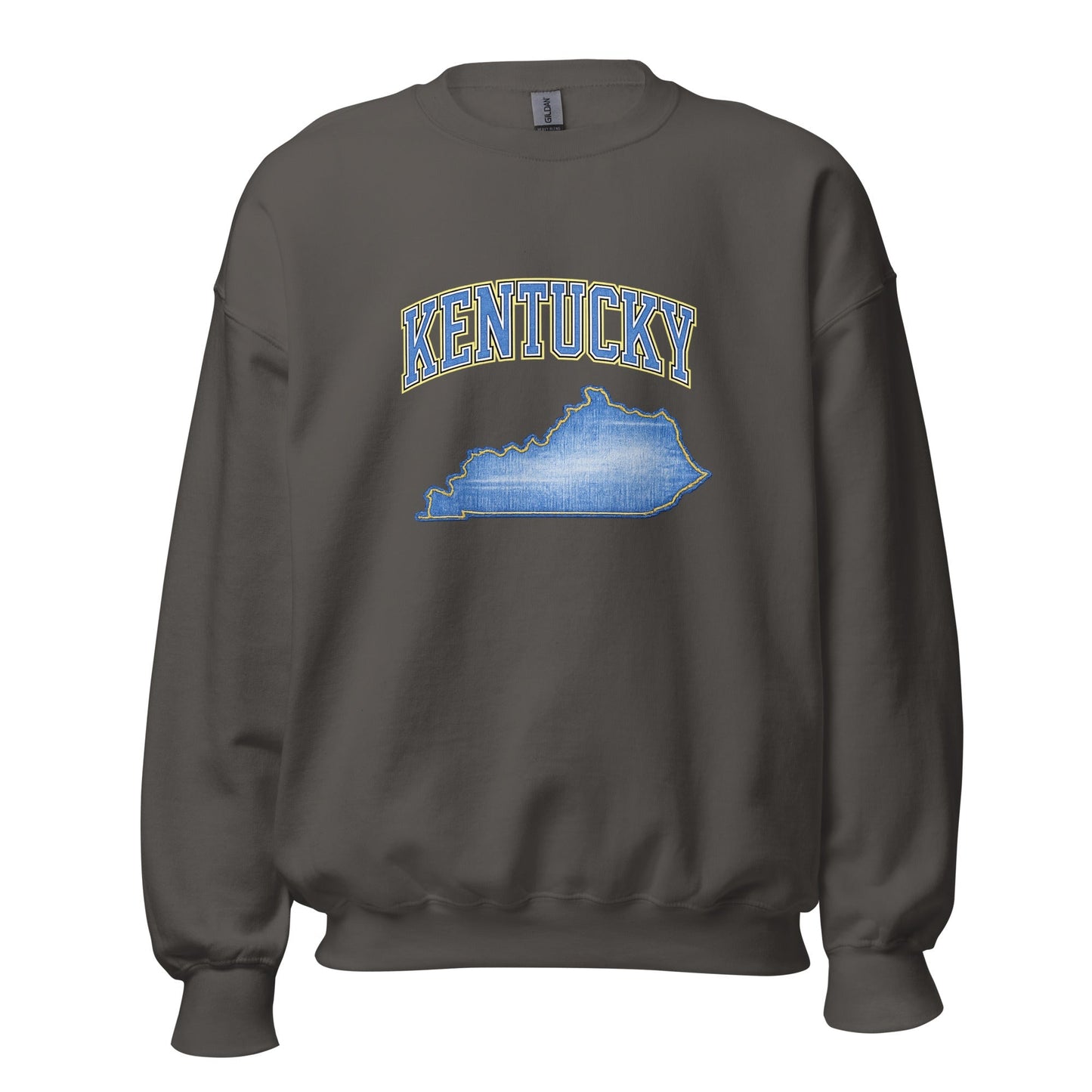 Kentucky State Sweatshirt | Denim Textured Design | Unisex Cotton Blend