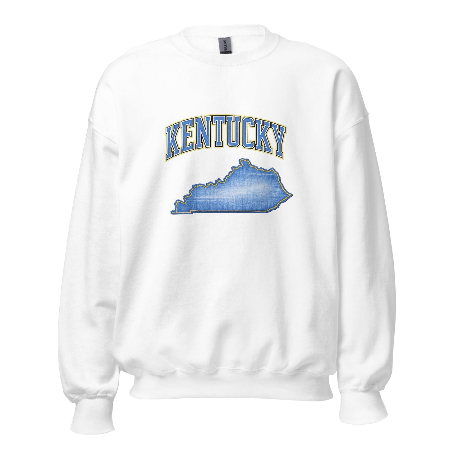 Kentucky State Sweatshirt | Denim Textured Design | Unisex Cotton Blend