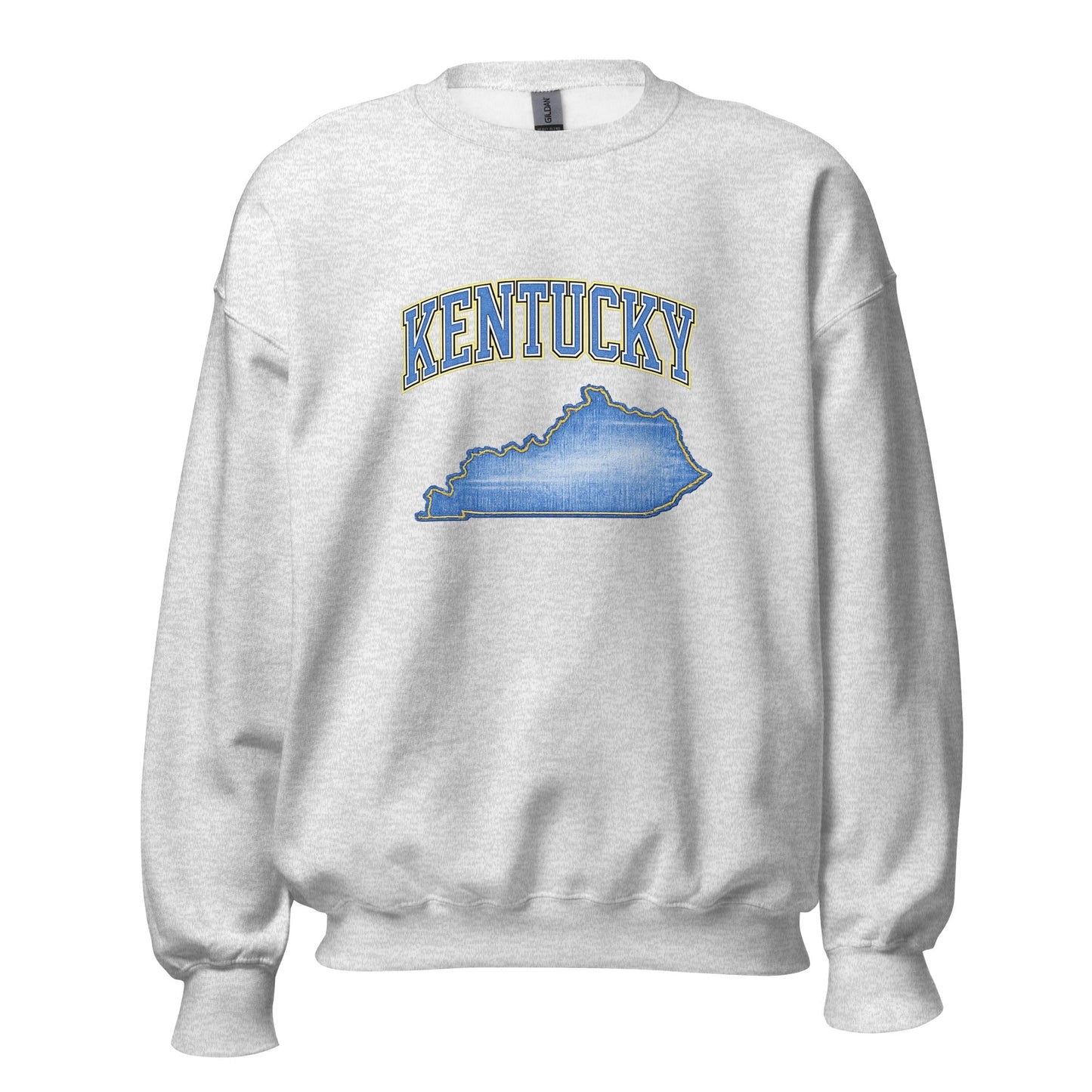 Kentucky State Sweatshirt | Denim Textured Design | Unisex Cotton Blend